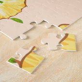 TROPISCHE ZOMER FRUIT ananas Slice patroon Legpuzzel (Zijkant)