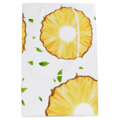 TROPISCHE ZOMER FRUIT ananas Slice patroon Medium Cadeauzakje (Voorkant)