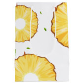 TROPISCHE ZOMER FRUIT ananas Slice patroon Medium Cadeauzakje (Achterkant)