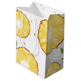 TROPISCHE ZOMER FRUIT ananas Slice patroon Medium Cadeauzakje