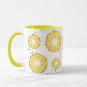 TROPISCHE ZOMER FRUIT ananas Slice patroon Mok (Links)