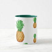 TROPISCHE ZOMER FRUIT ananas Slice Patroon Mok (Midden)