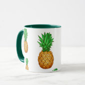 TROPISCHE ZOMER FRUIT ananas Slice Patroon Mok (Voorkant links)