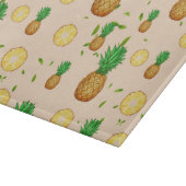 TROPISCHE ZOMER FRUIT ananas Slice patroon Snijplank (Hoek)