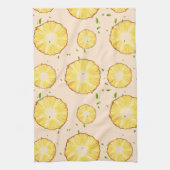 TROPISCHE ZOMER FRUIT ananas Slice patroon Theedoek (Verticaal)