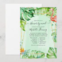 Tropische Zomer Geometrische Baby Shower per Post