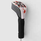 Tropische Zomer Hibiscus Golfheadcover (Schuin)