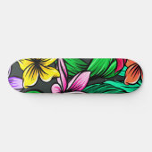 Tropische zomer Hibiscus Pattern Persoonlijk Skateboard (Horizontaal)