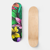 Tropische zomer Hibiscus Pattern Persoonlijk Skateboard (Voorkant)