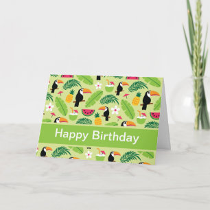 Tropische zomer kaart