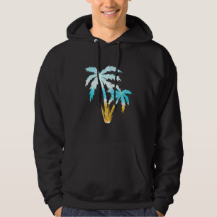 Tropische Zomer Kokospalm Koele Zomer Strand Sfeer Hoodie
