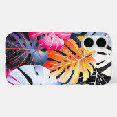 Tropische zomer Monstera bladeren Case-Mate iPhone Case (Achterkant (horizontaal))