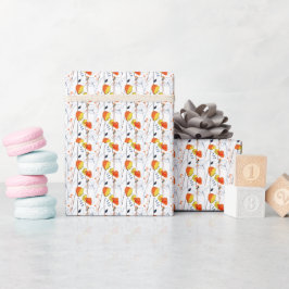 Tropische zomer | Mooie gele bloemblaadjes Design Cadeaupapier