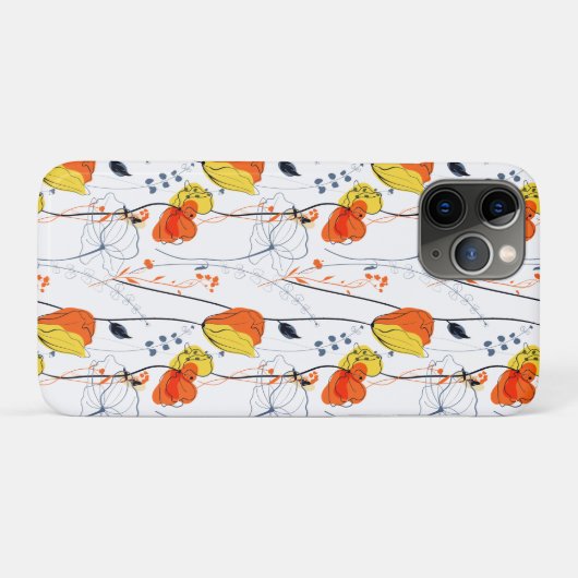Tropische zomer | Mooie gele bloemblaadjes Design Case-Mate iPhone Case (Achterkant (horizontaal))