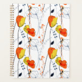 Tropische zomer | Mooie gele bloemblaadjes Design Planner (Voorkant)