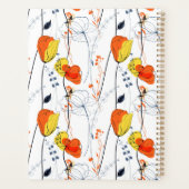 Tropische zomer | Mooie gele bloemblaadjes Design Planner (Achterkant)