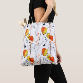 Tropische zomer | Mooie gele bloemblaadjes Design Tote Bag