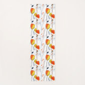 Tropische zomer | Mooie gele bloemblaadjes Design Yogamat (Voorkant)