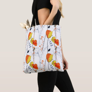 Tropische zomer Mooie gele bloemdesign Tote Bag