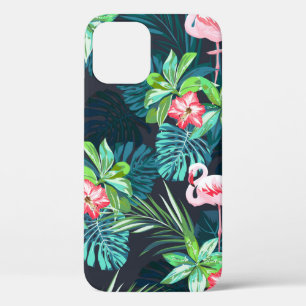 Tropische zomer naadloos patroon met flamingo bir Case-Mate iPhone case
