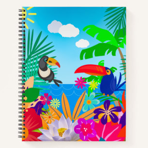 Tropische zomer notitieboek