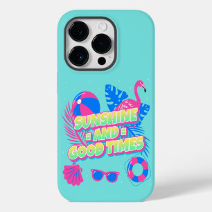 Tropische zomer plezier vibes Case-Mate iPhone 14 pro hoesje
