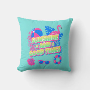 Tropische zomer plezier vibes kussen