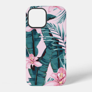 Tropische zomer schilderen naadloos patroon met pa iPhone 12 hoesje