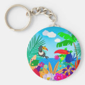 Tropische zomer sleutelhanger (Voorkant)