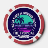 Tropische Zomer Stemmingen-82646 Poker Chips (Achterkant)