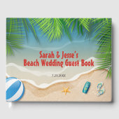 Tropische zomer strand partij gastenboek (Voorkant)
