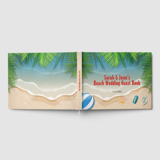 Tropische zomer strand partij gastenboek (Volledig)