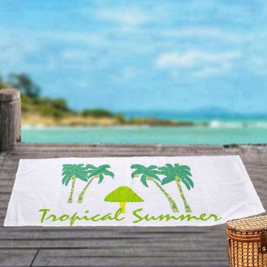 Tropische Zomer Strandlaken