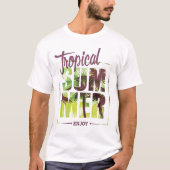 tropische zomer t-shirt (Voorkant)
