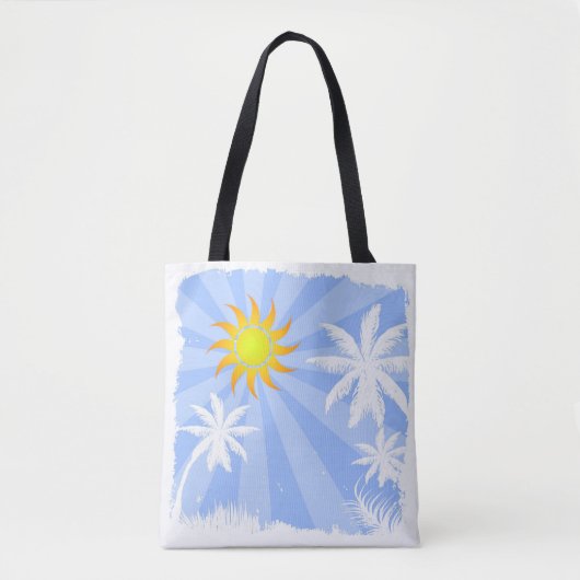 Tropische zomer tote bag (Voorkant)