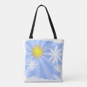Tropische zomer tote bag (Achterkant)