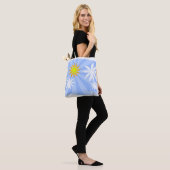 Tropische zomer tote bag (Op model)