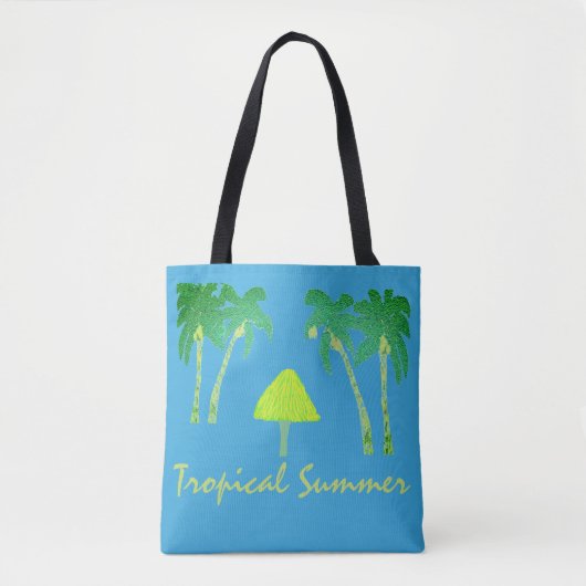 Tropische zomer tote bag (Voorkant)