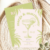 Tropische zomer vrijgezellenweekend kaart