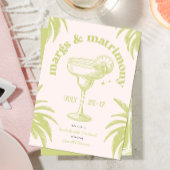 Tropische zomer vrijgezellenweekend kaart