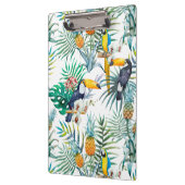 Tropische zomer waterverf van ananas Parrot Klembord (Links)