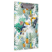 Tropische zomer waterverf van ananas Parrot Klembord (Rechts)