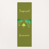 Tropische zomer yogamat (Voorkant)