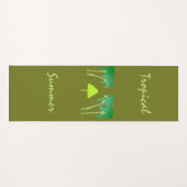 Tropische zomer yogamat (Voorkant (horizontaal))