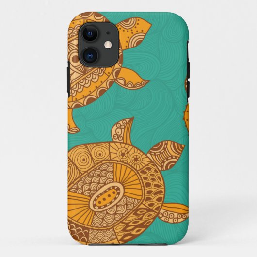 Tropische Zomer Zeeschildpadden iPhone 5 5S Case-Mate iPhone Case (Achterkant)