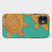 Tropische Zomer Zeeschildpadden iPhone 5 5S Case-Mate iPhone Case (Achterkant (horizontaal))