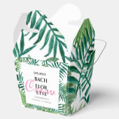 Tropische zomerbak Bachelorette Hangover Kit Bedankdoosjes (Geopend)