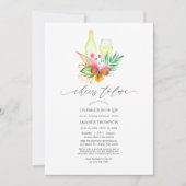 Tropische zomerbakkerij wijnfeestdag Inv Kaart (Voorkant)