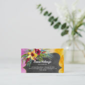 Tropische zomerbloemen Hibiscus Visitekaartje (Staand voorkant)
