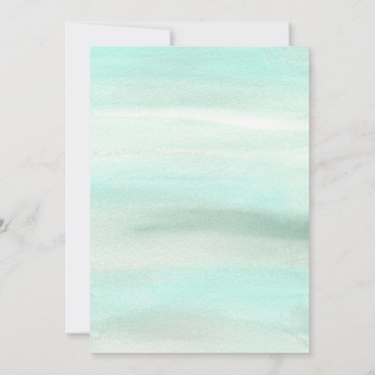 Tropische zomercocktail kaart (Achterkant)